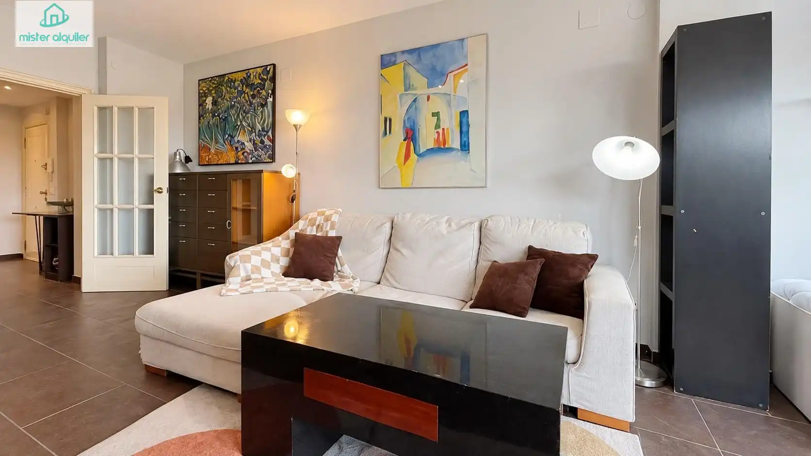 Sala d'estar de Apartament de lloguer en Playa Muchavista