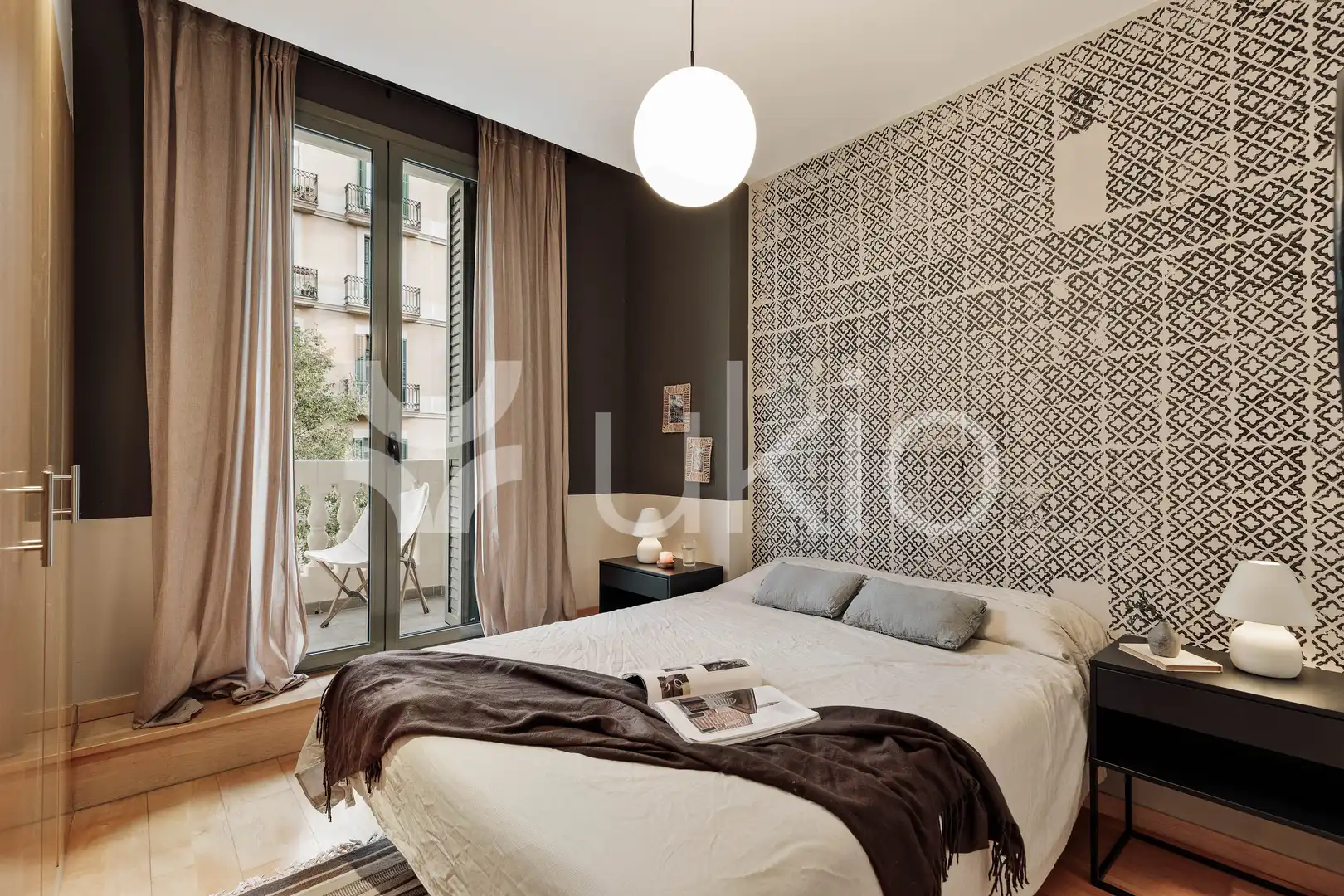 Mini appartamento con balcone in affitto a Carrer del Consell de Cent, imagen 6