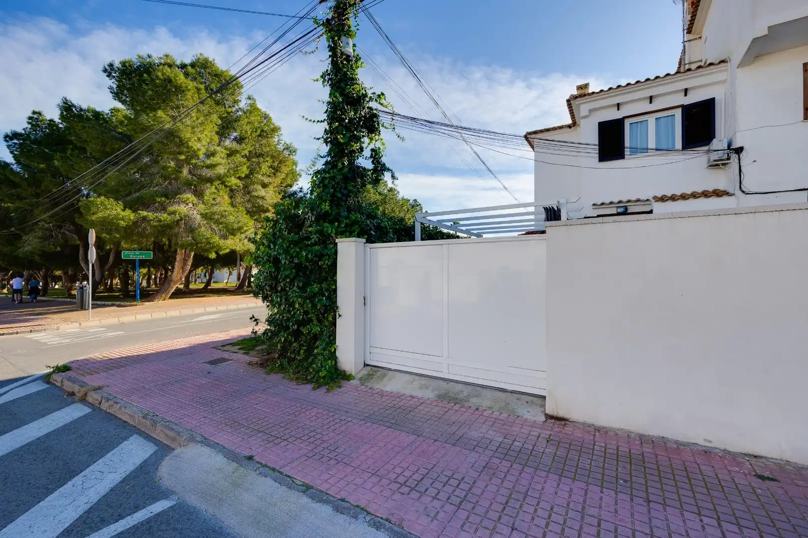 Vista exterior de Casa o xalet en venda en Torrevieja amb Aire condicionat, Jardí privat i Moblat