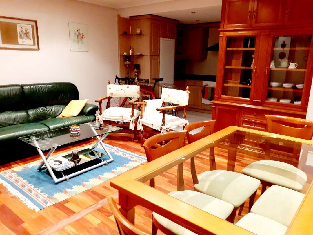 Sala d'estar de Dúplex de lloguer en Ezcaray amb Calefacció i Piscina