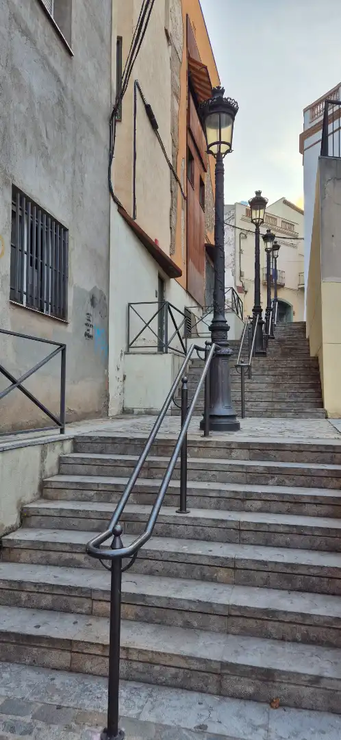 Vista exterior de Planta baja en venta en Molins de Rei con Terraza y Balcón