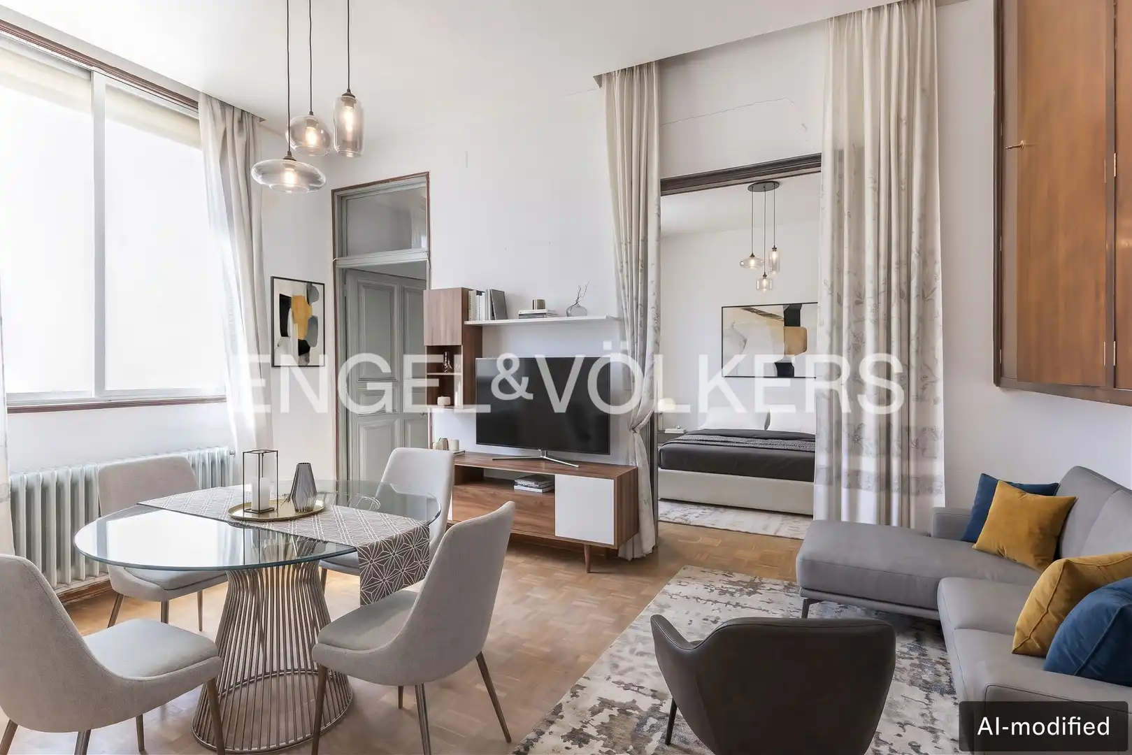 Living room of Flat for sale in Madrid  with Heating