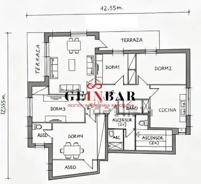 Wohnung mit Terrasse zum Verkauf in Calle de Cantàbria, imagen 23