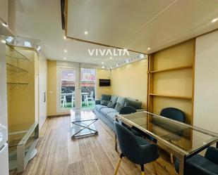 Living room of Study to rent in  Madrid Capital  with Heating, Terrace and Furnished