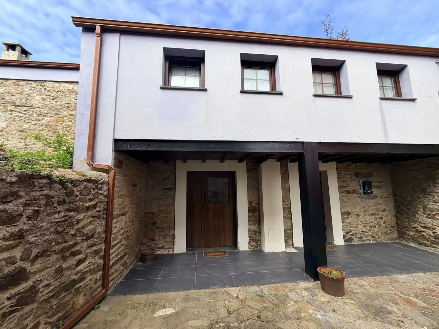 Exterior view of Houses for sale in Tapia de Casariego  with Heating, Terrace and Storage room