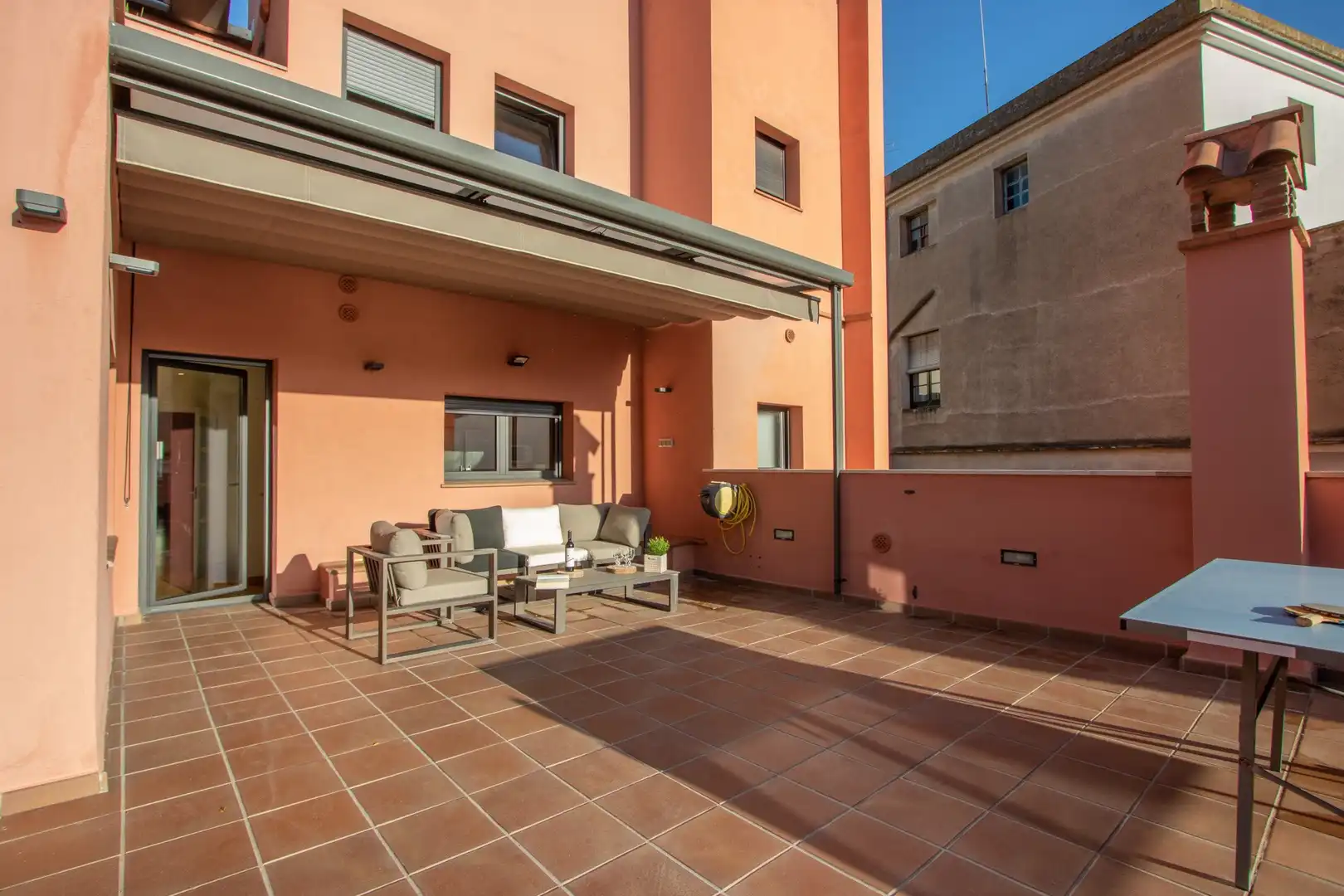 Terrace of Attic for sale in Figueres  with Heating, Terrace and Furnished