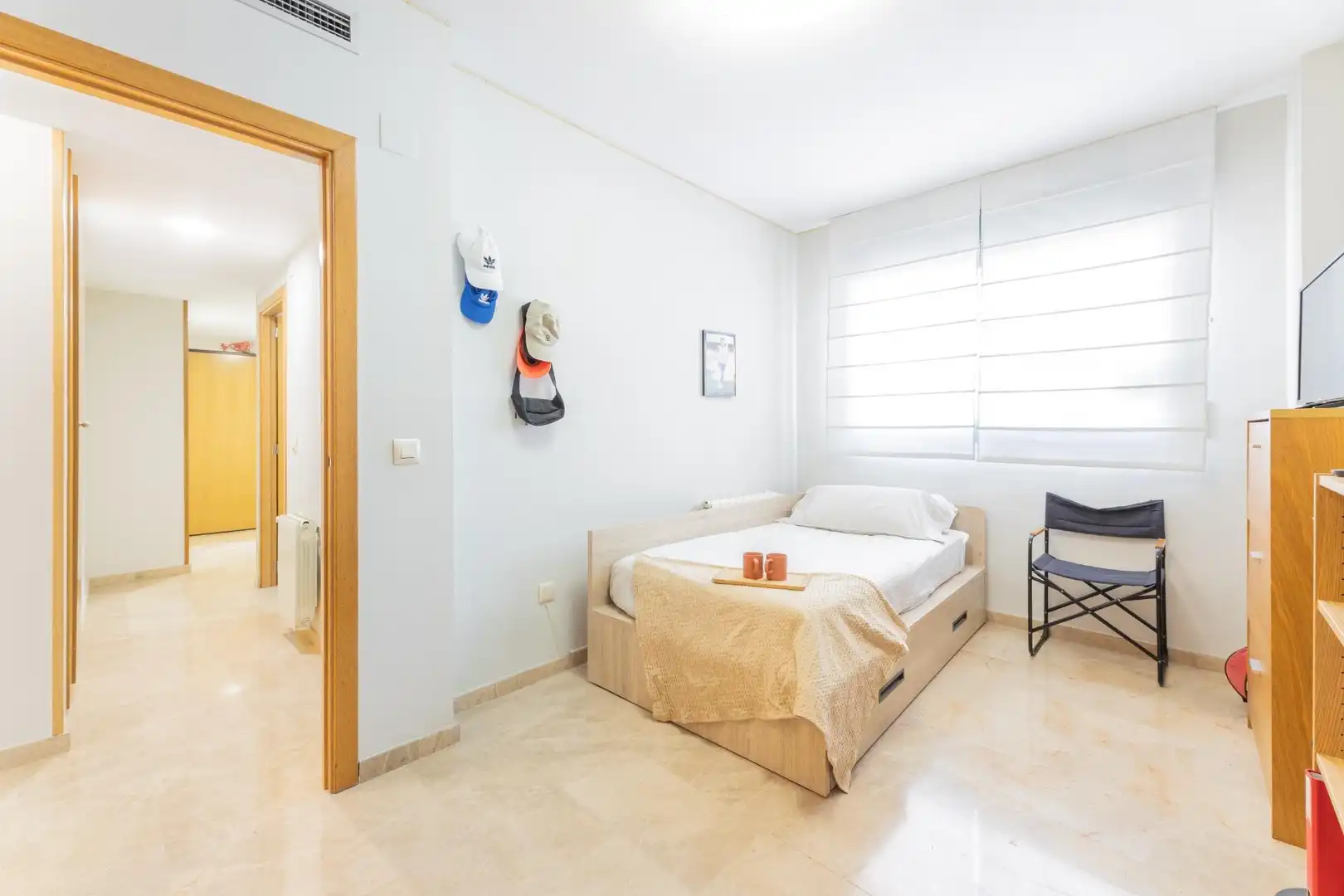 Schlafzimmer von Dachboden zum Verkauf in Foios mit Klimaanlage, Heizung und Terrasse