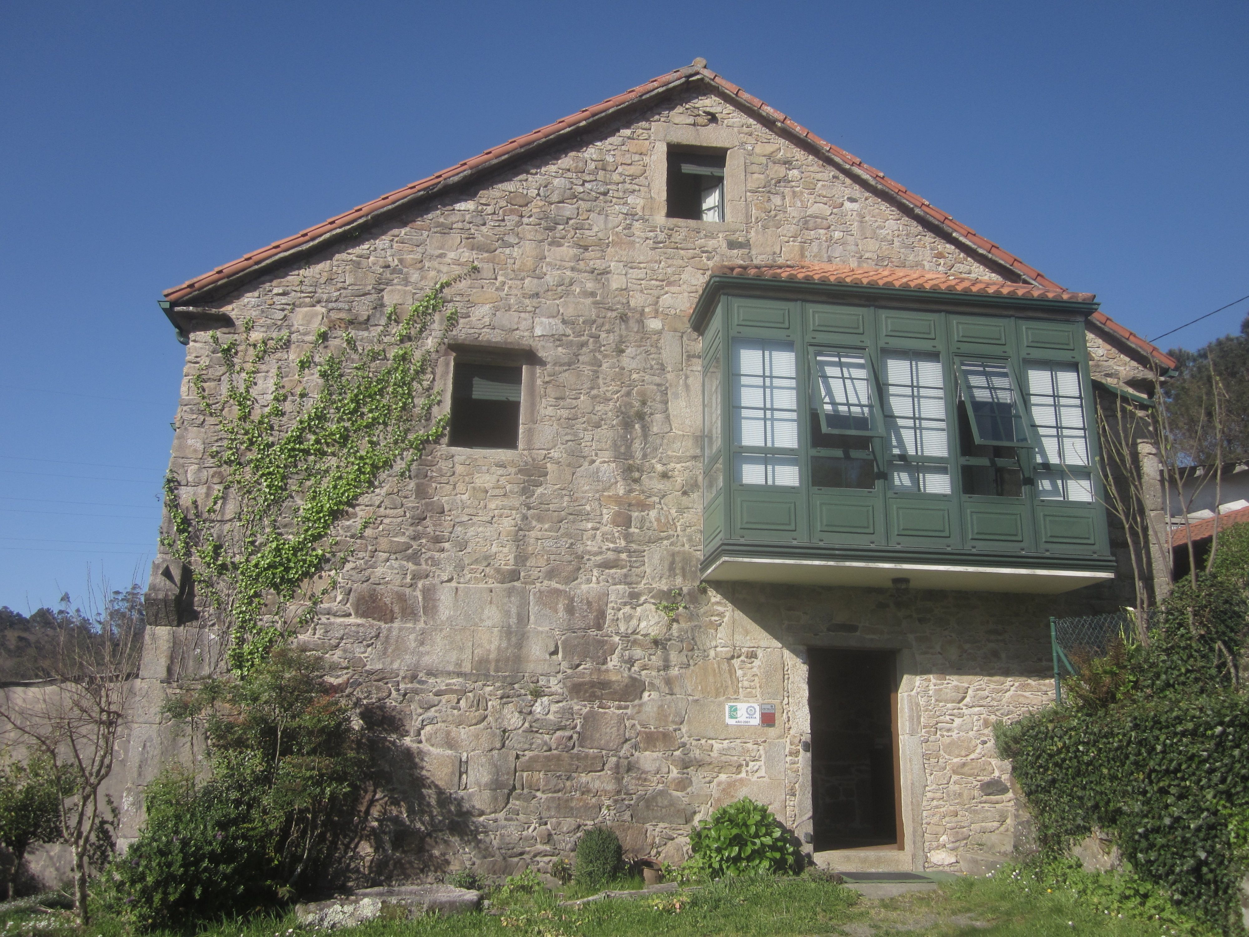 Exterior view of House or chalet for sale in Mazaricos  with Heating, Private garden and Furnished