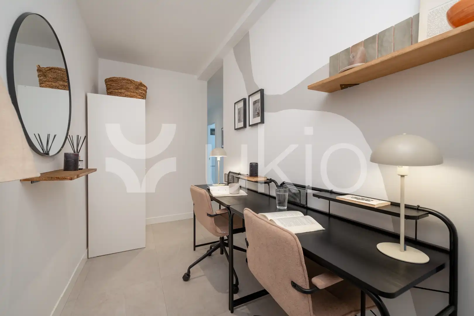 Habitación de Apartamento de alquiler en Madrid con Aire acondicionado, Calefacción y Amueblado