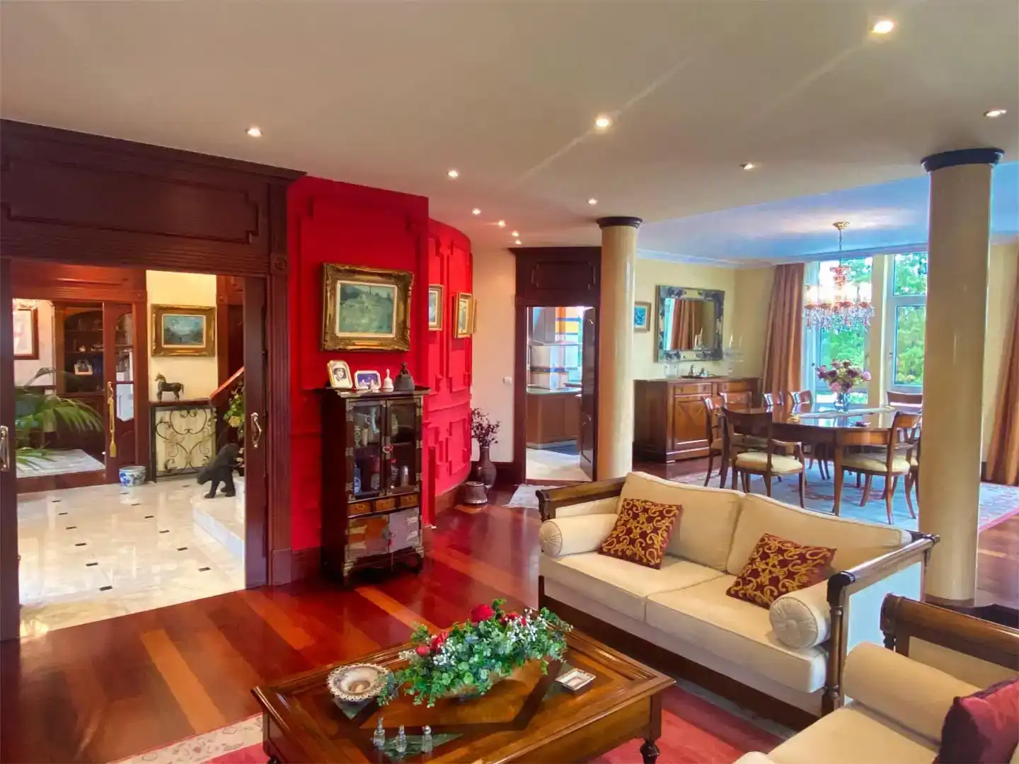 Sala d'estar de Casa o xalet en venda en Piélagos