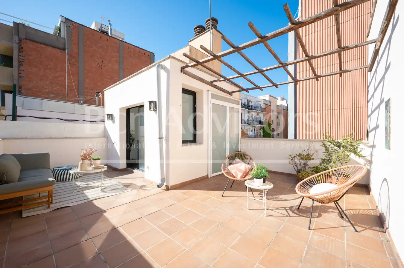Terrassa de Casa o xalet en venda en Barcelona amb Aire condicionat, Parquet i Terrassa