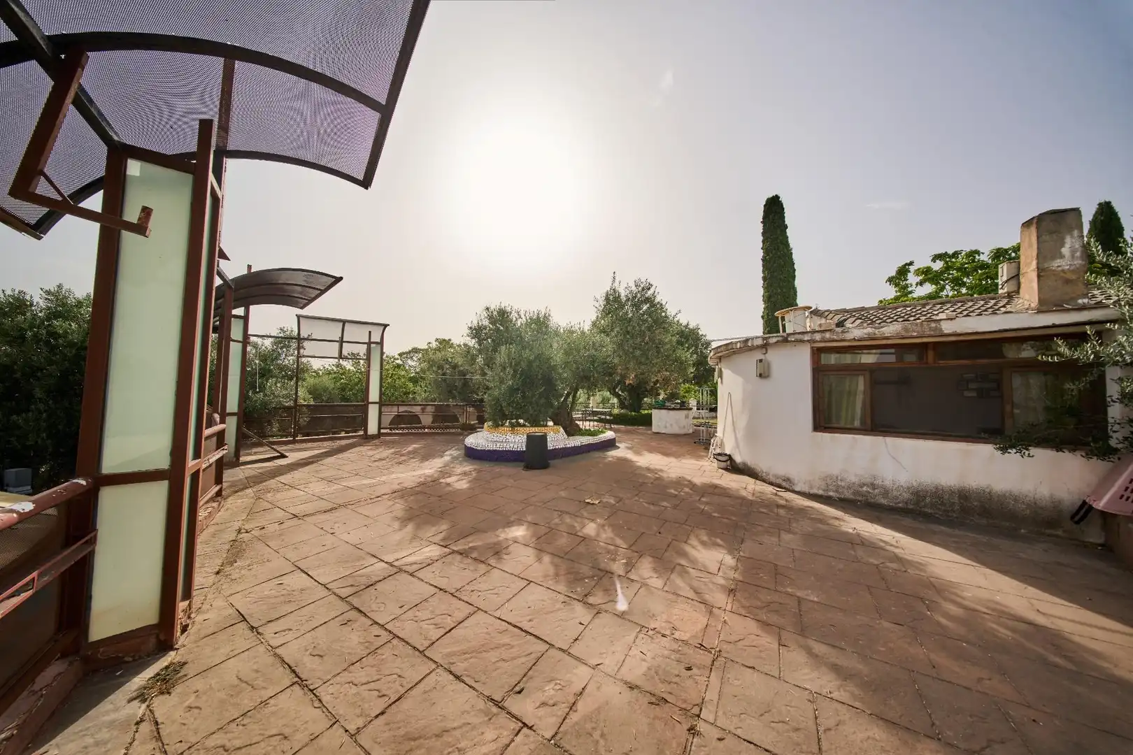 Terraza de Finca rústica en venta en Villa de Otura con Jardín privado, Terraza y Piscina