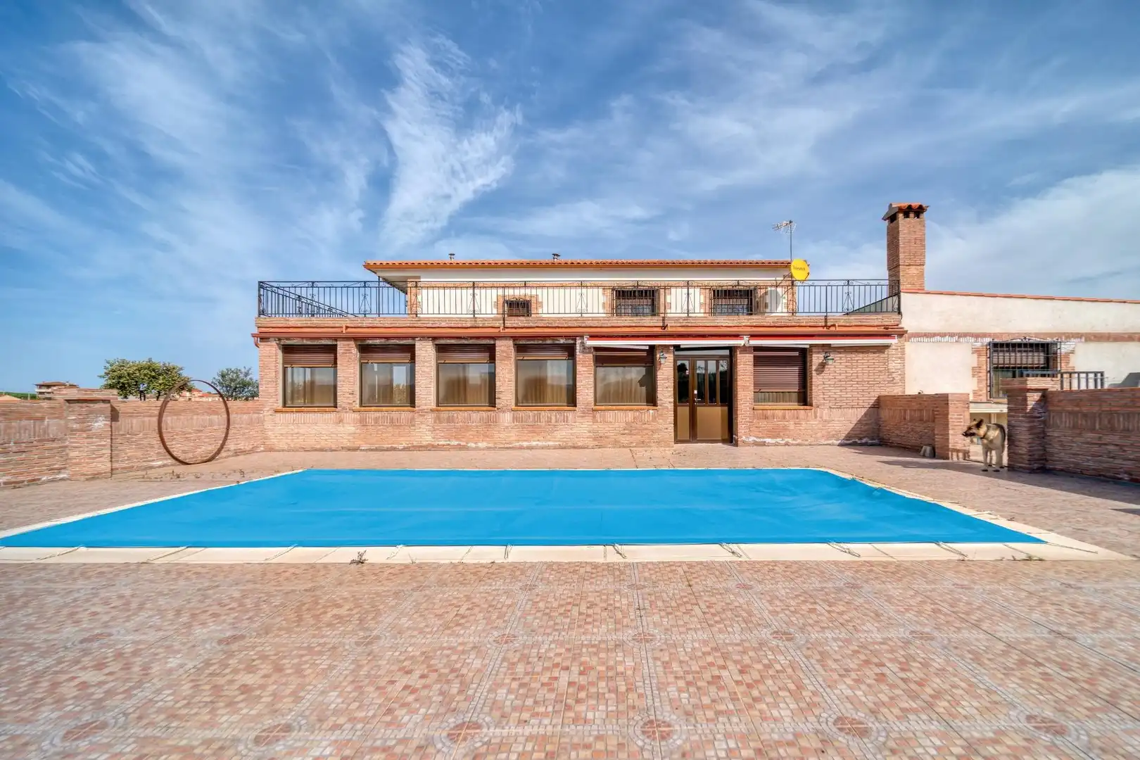 Piscina de Casa o xalet en venda en San Martín de Pusa amb Aire condicionat, Calefacció i Jardí privat