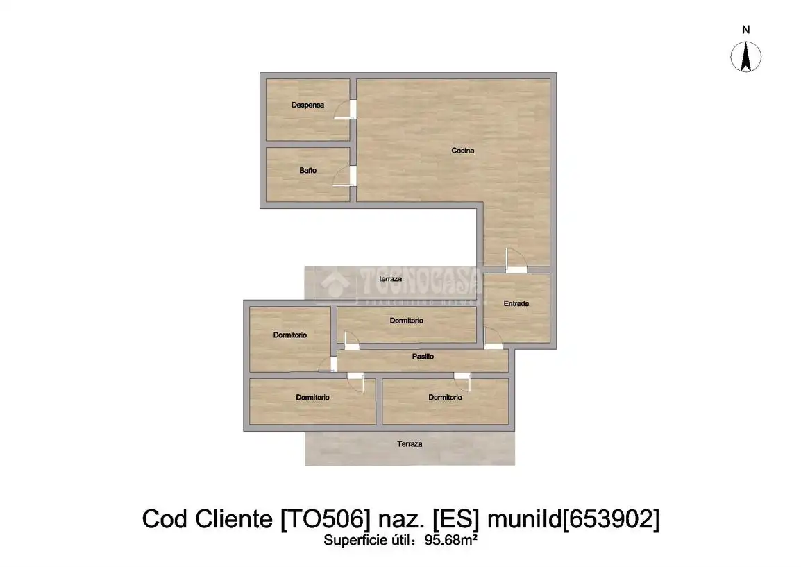 Piso en venta en Dosbarrios con Calefacción