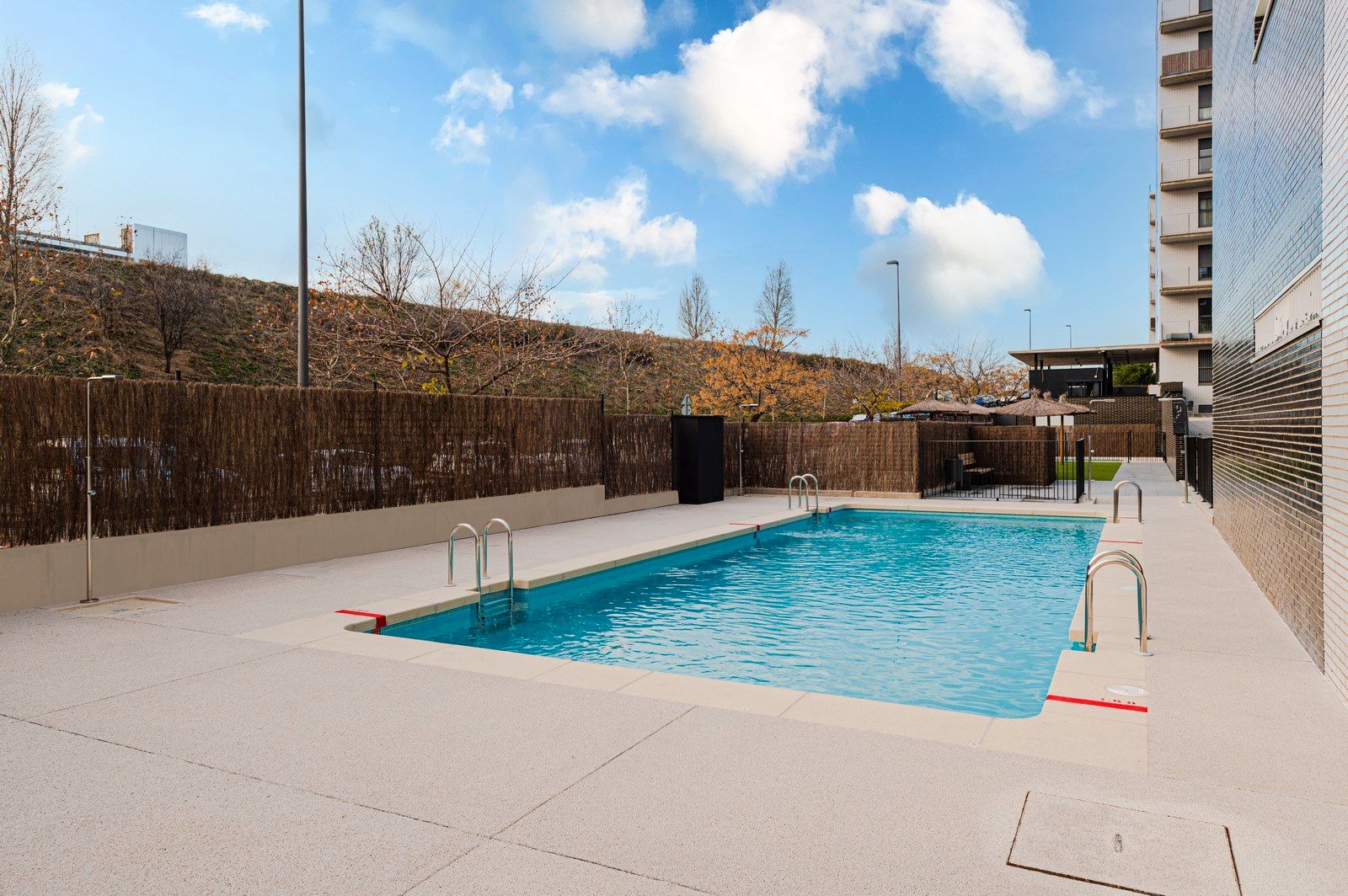 Swimming pool of Flat for sale in Tres Cantos  with Parquet flooring and Storage room