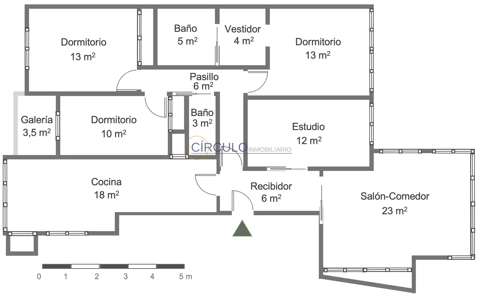 Piso con ascensor en venta en Alameda de Cervantes, imagen 50
