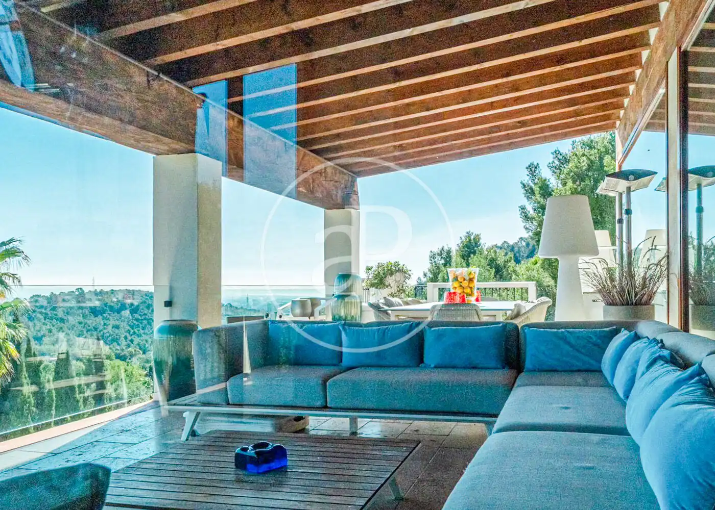 Terraza de Casa o chalet de alquiler en Esporles con Aire acondicionado, Calefacción y Jardín privado