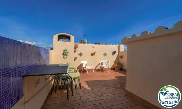 Terrassa de Apartament en venda en Empuriabrava amb Aire condicionat i Terrassa