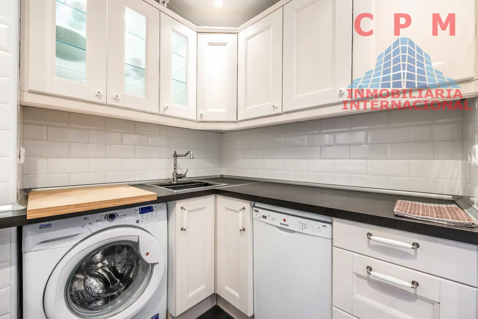 Küche von Wohnung zur Miete in Madrid mit Klimaanlage, Heizung und Parkett