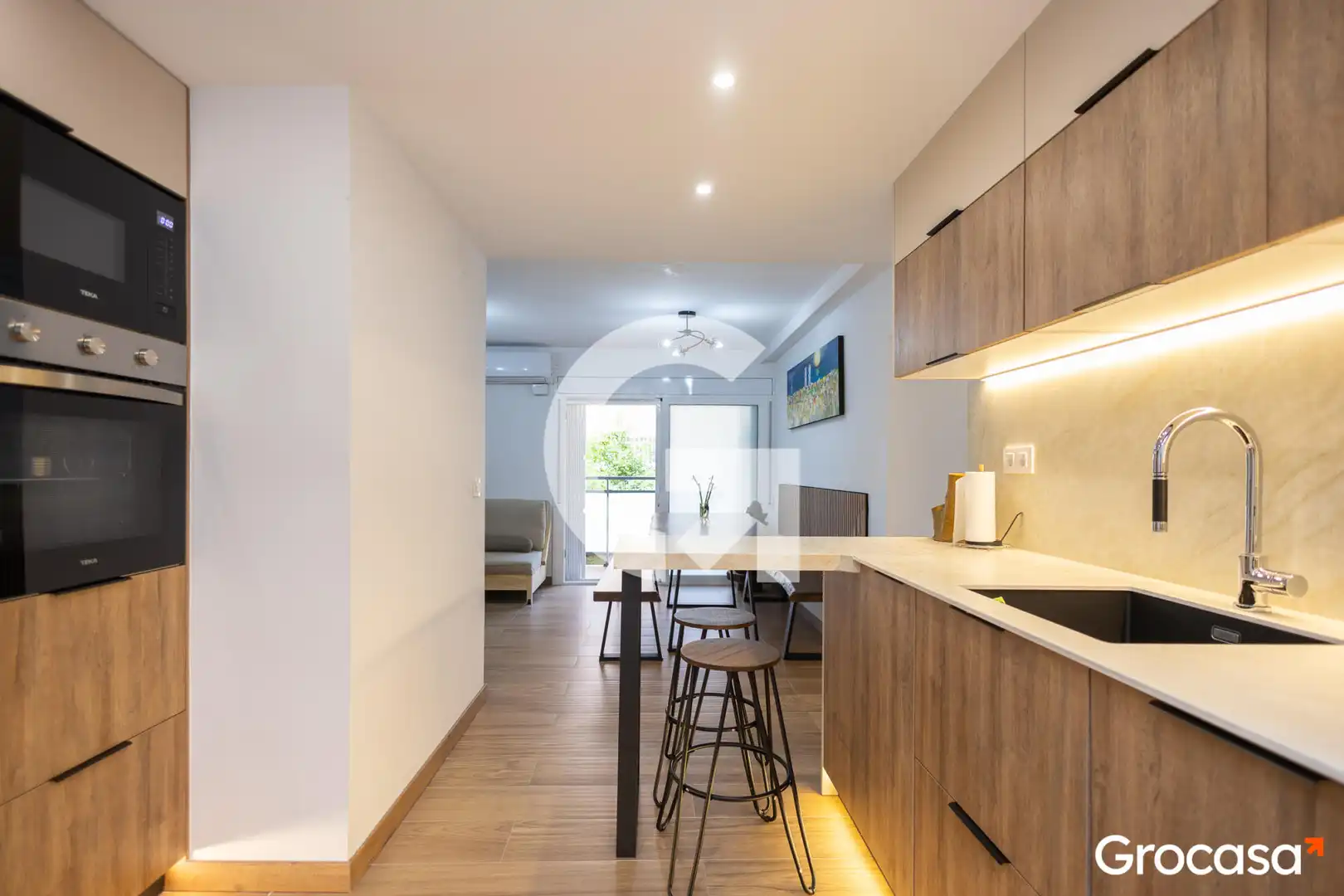Kitchen of Flat for sale in Barcelona  with Air Conditioner, Heating and Furnished
