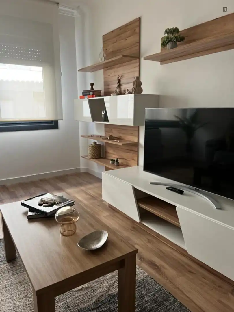 Sala de estar de Apartamento de alquiler en Vigo  con Calefacción, Amueblado y Horno