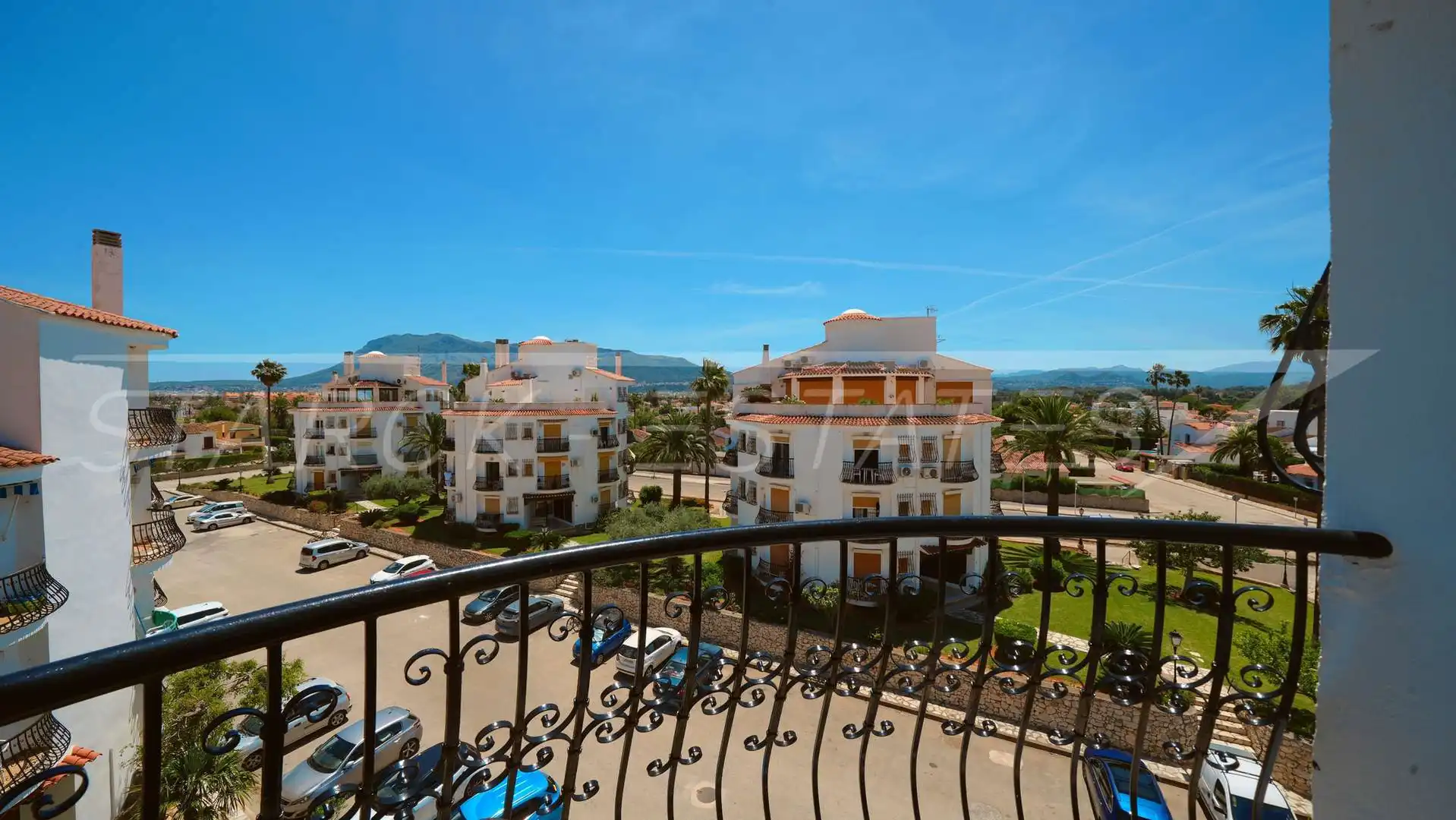 Vista exterior de Ático en venta en Dénia con Aire acondicionado, Jardín privado y Piscina