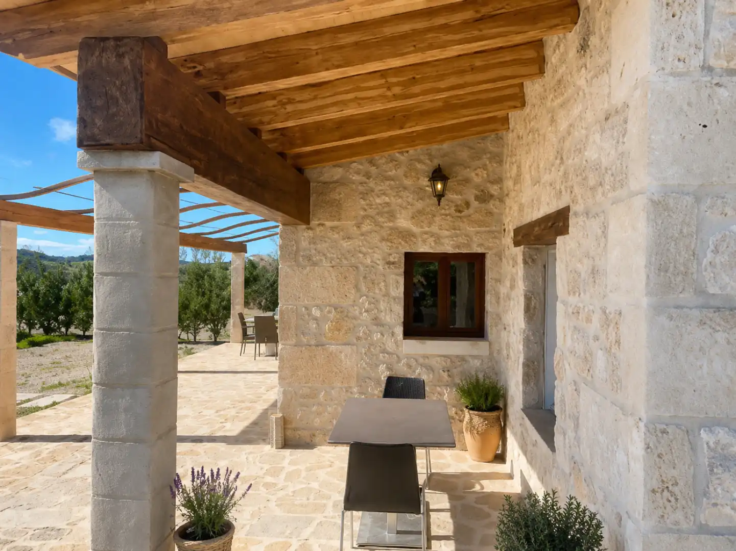 Terrasse von Haus oder Chalet zur Miete in Lloret de Vistalegre mit Heizung, Privatgarten und Terrasse