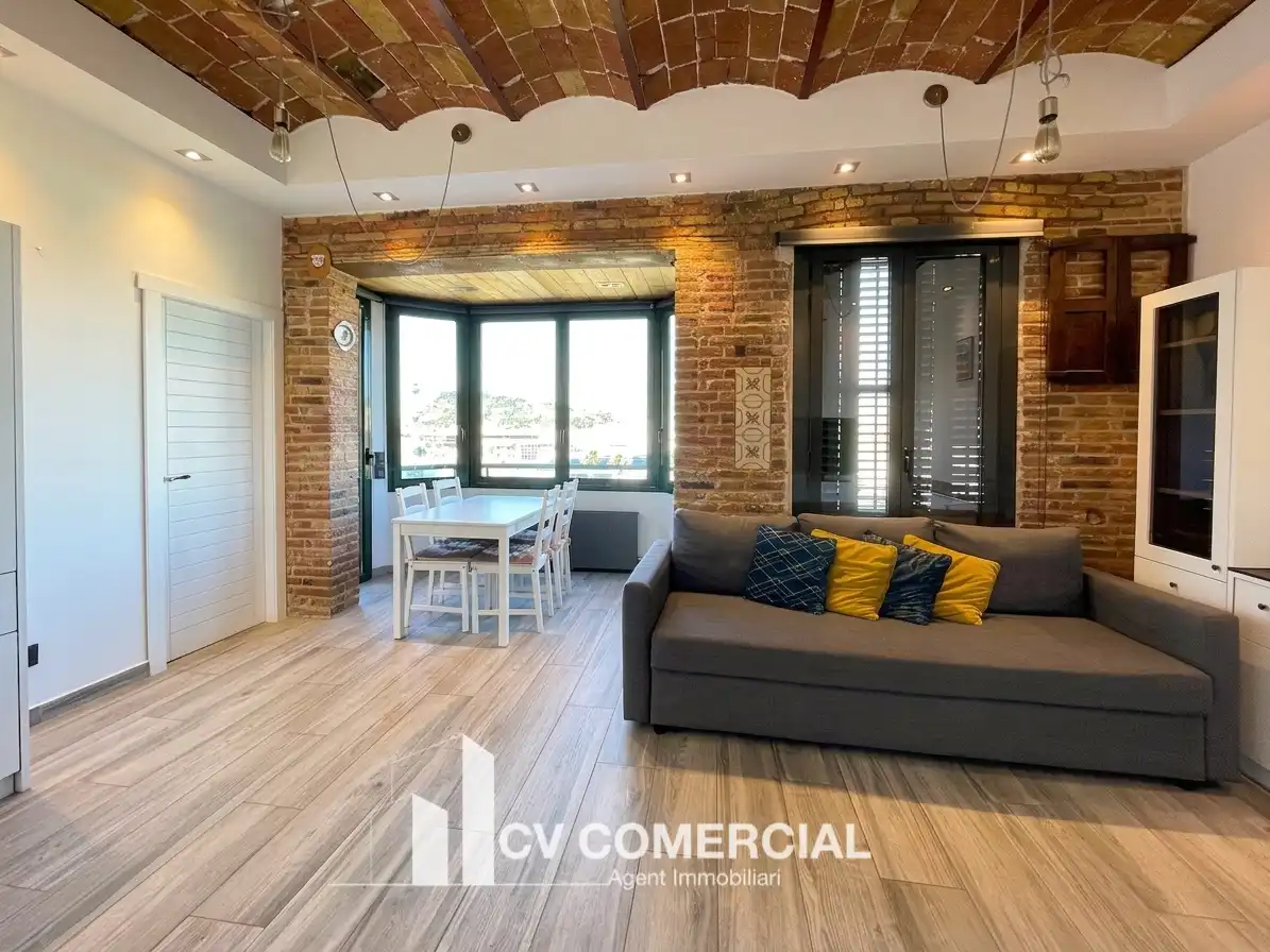 Living room of Flat for sale in Barcelona  with Air Conditioner, Heating and Parquet flooring