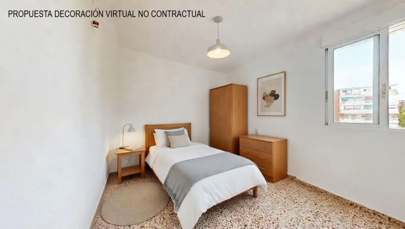 Dormitori de Pis en venda en Alicante / Alacant amb Aire condicionat, Calefacció i Terrassa