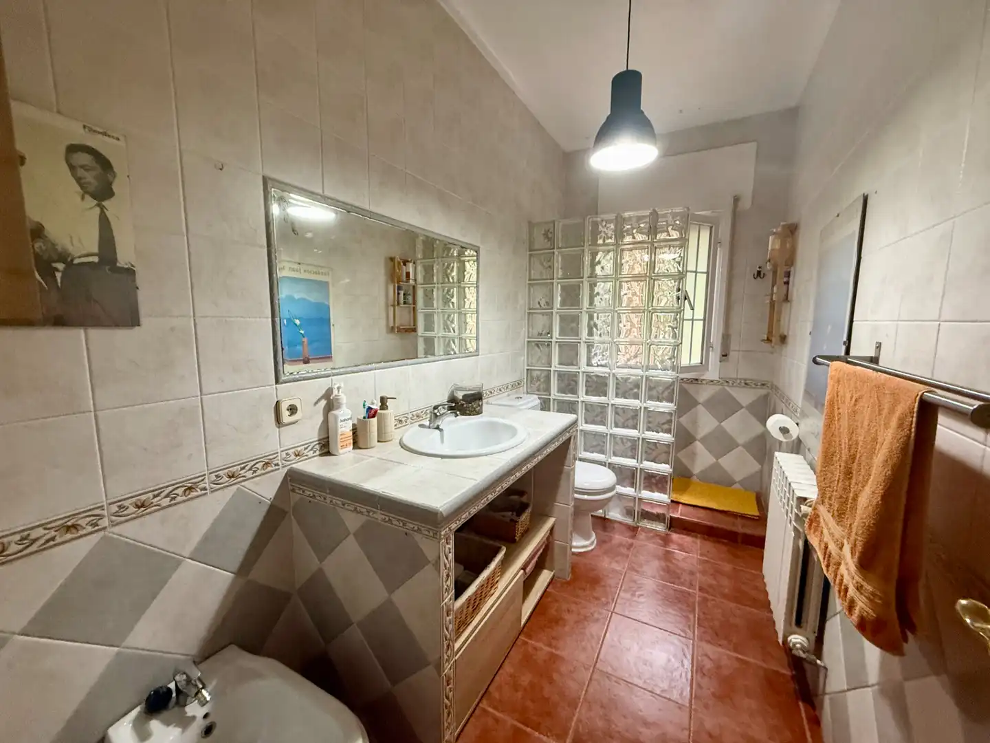Baño de Casa o chalet en venta en Poblete con Aire acondicionado, Jardín privado y Piscina