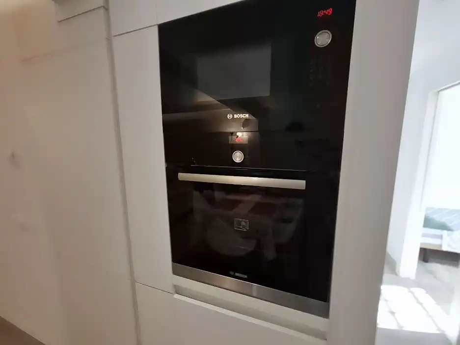 Cocina de Apartamento en venta en Marbella con Jardín privado, Amueblado y Alarma