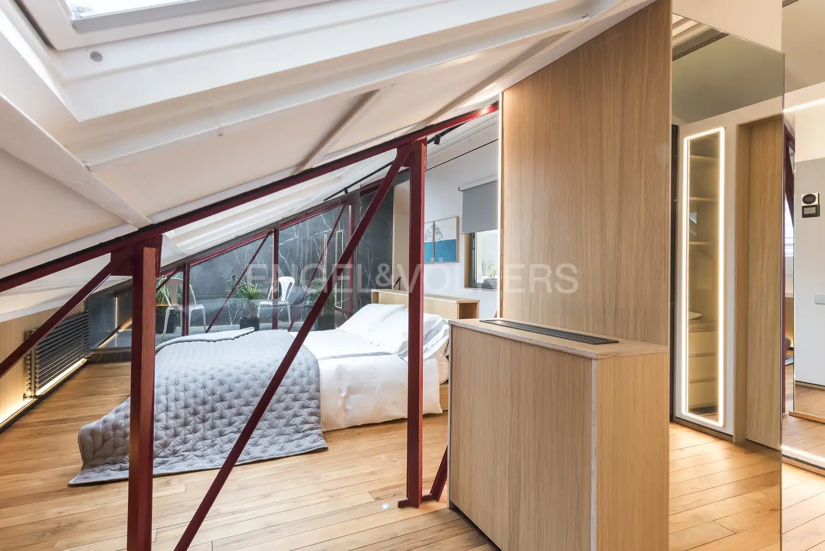 Bedroom of Flat for rent in Barrio de Salamanca