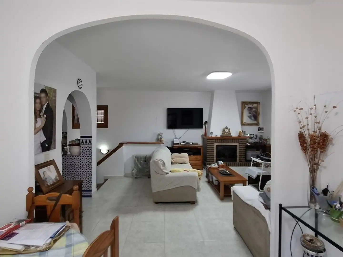 Living room of Houses for sale in Mojácar  with Air Conditioner, Terrace and Swimming Pool