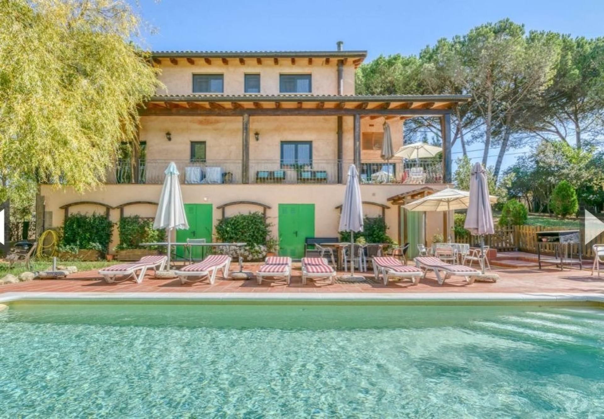 Exterior view of Country house for sale in Sils  with Air Conditioner, Terrace and Swimming Pool