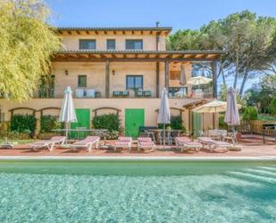 Exterior view of Country house for sale in Sils  with Air Conditioner, Terrace and Swimming Pool