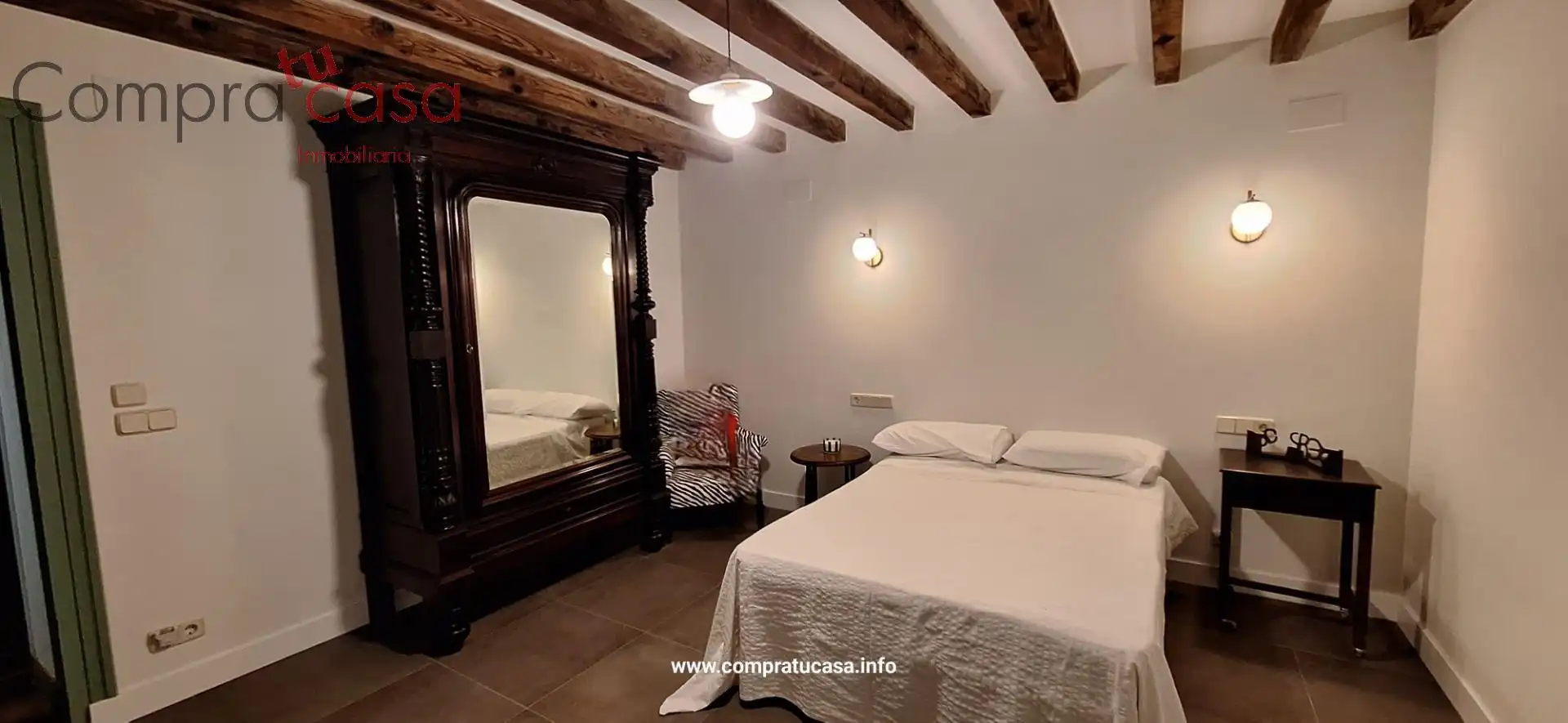 Dormitori de Casa o xalet en venda en La Lastrilla  amb Calefacció, Jardí privat i Terrassa