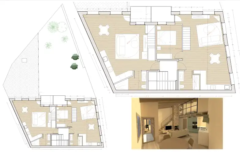 Maisonette zum Verkauf in Riu de Cerdanya mit Möbliert