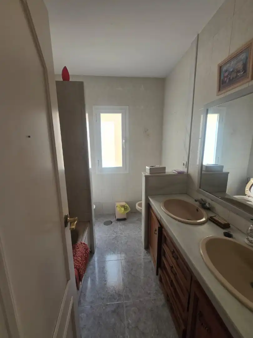 Baño de Casa adosada en venta en Roquetas de Mar con Aire acondicionado, Jardín privado y Amueblado