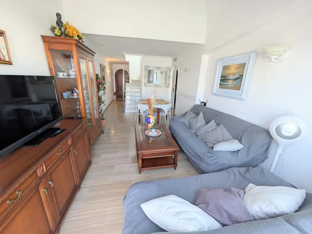 Sala d'estar de Dúplex en venda en Benalmádena amb Aire condicionat, Calefacció i Terrassa
