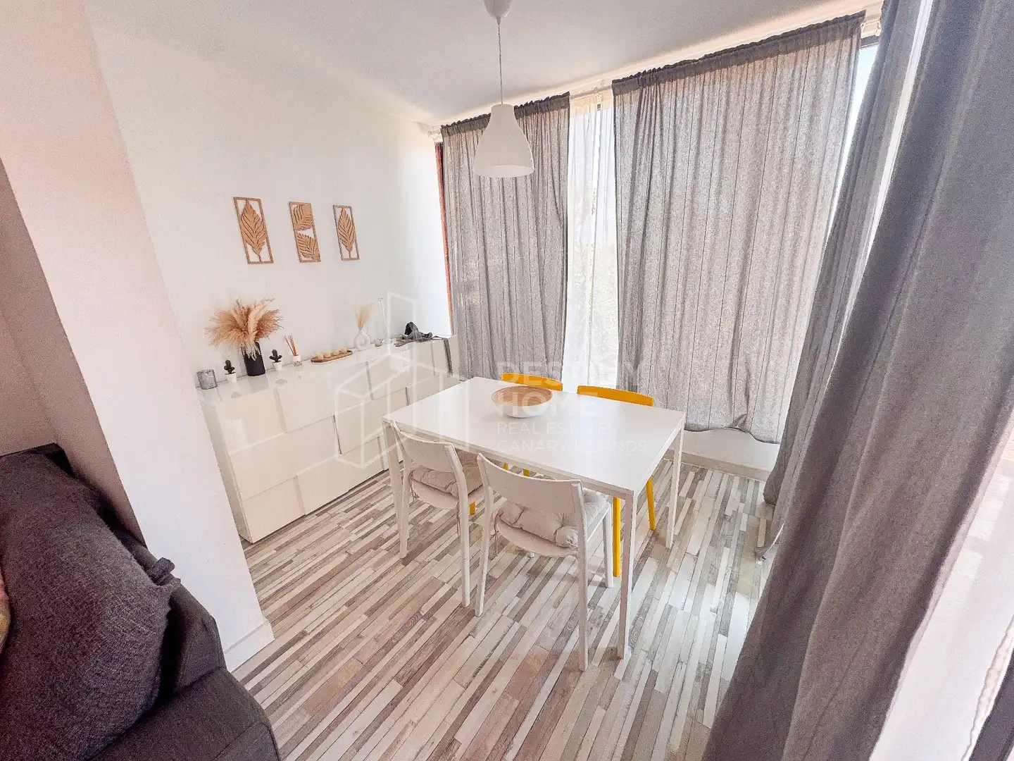 Dining room of Houses for sale in La Oliva  with Storage room, Furnished and Community pool