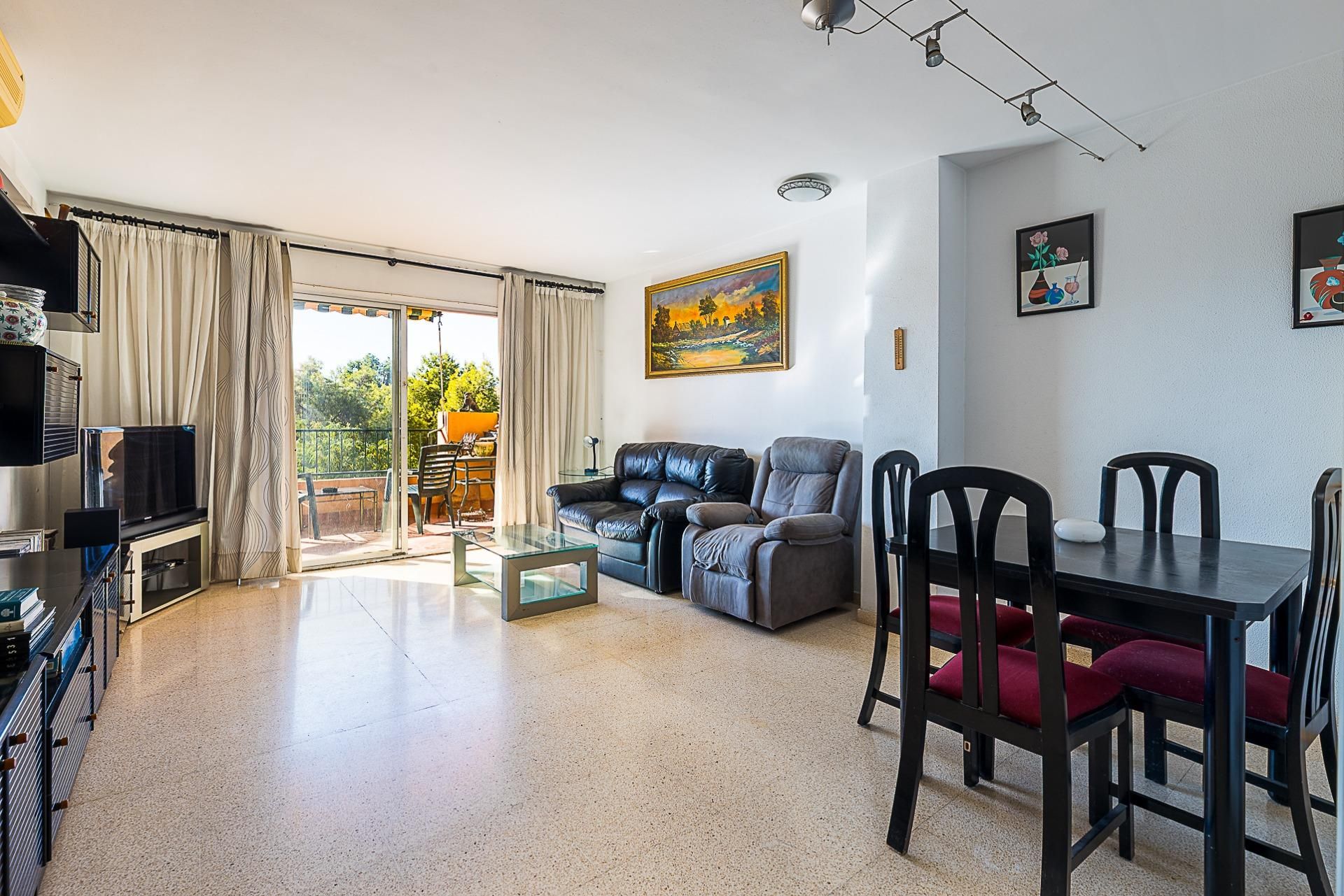 Sala de estar de Piso en venta en  Palma de Mallorca con Terraza y Balcón
