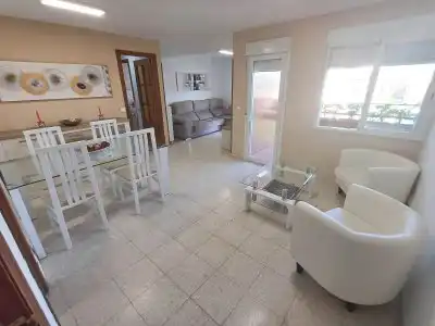 Living room of Flat for rent in Poniente-Sur
