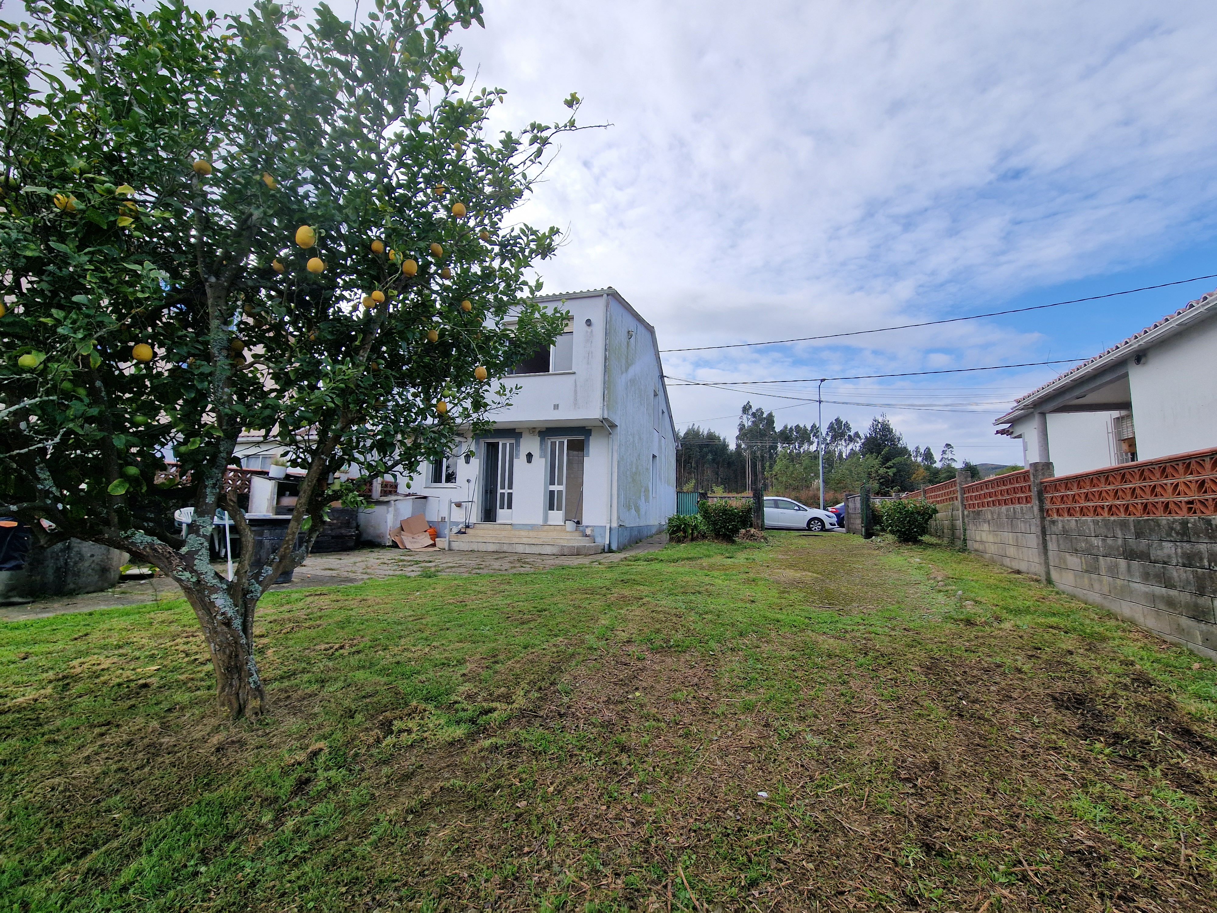 Exterior view of Single-family semi-detached for sale in Narón  with Heating, Private garden and Terrace