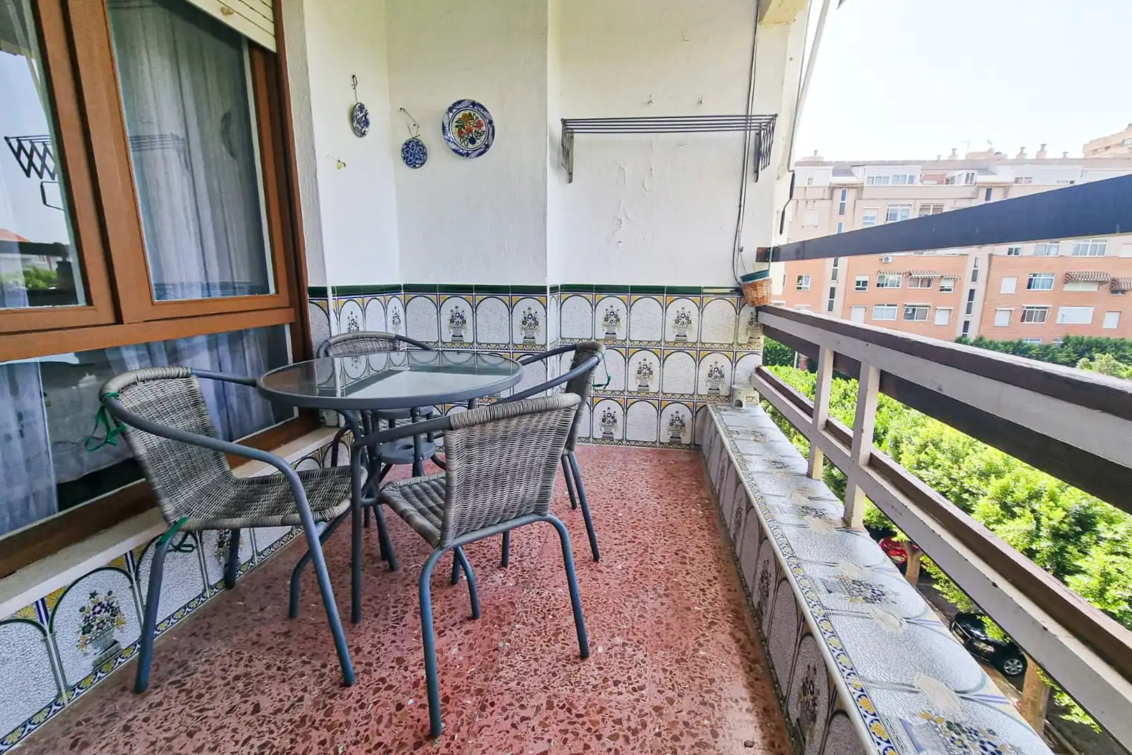 Terrace of Flat for sale in Roquetas de Mar  with Air Conditioner, Heating and Terrace