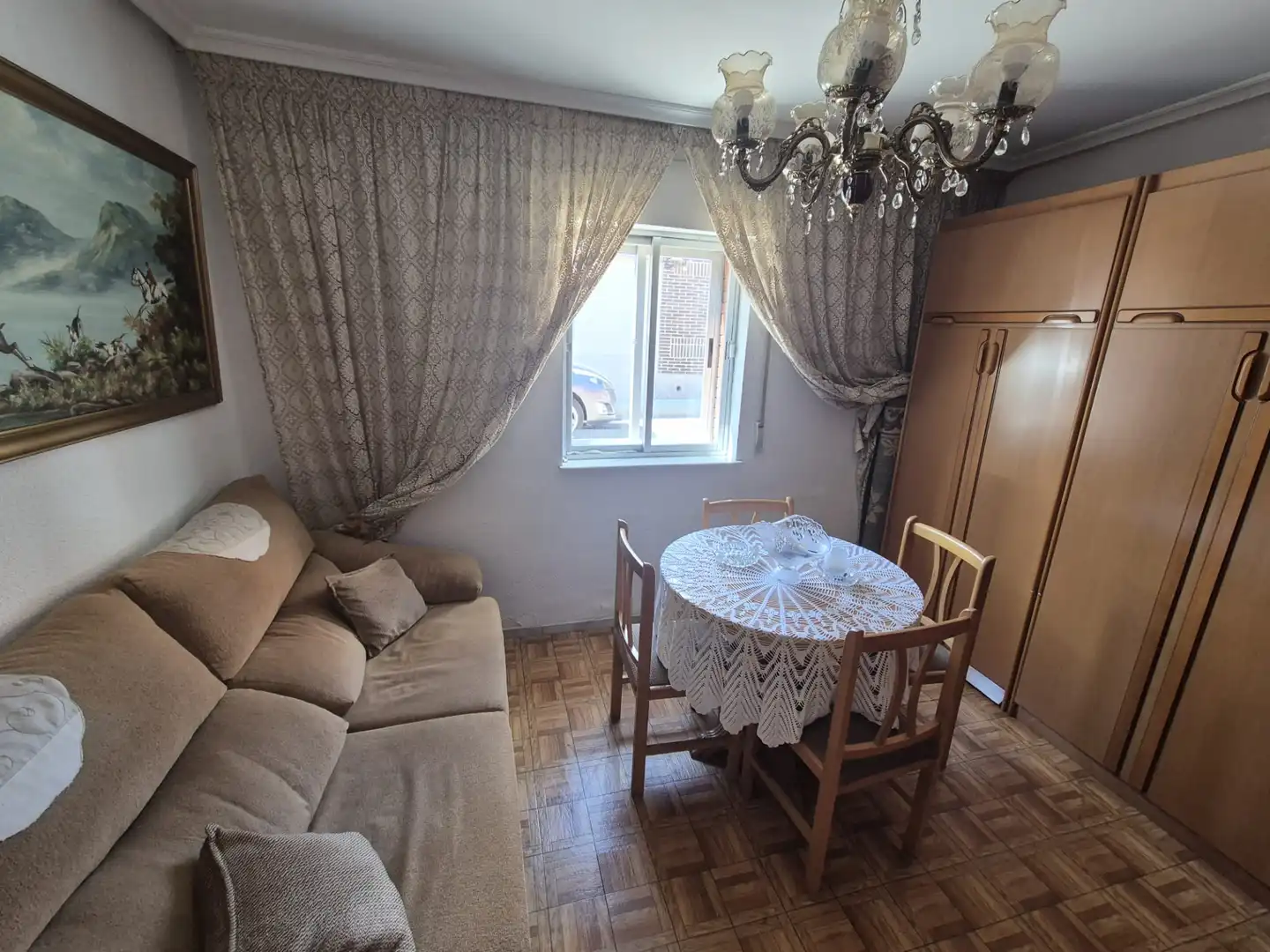 Living room of Houses for sale in Palencia  with Private garden and Furnished