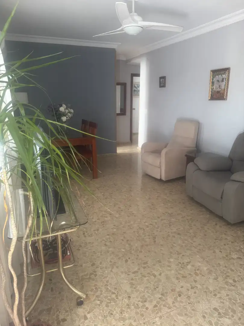 Living room of Flat for sale in Sevilla  with Air Conditioner, Terrace and Storage room