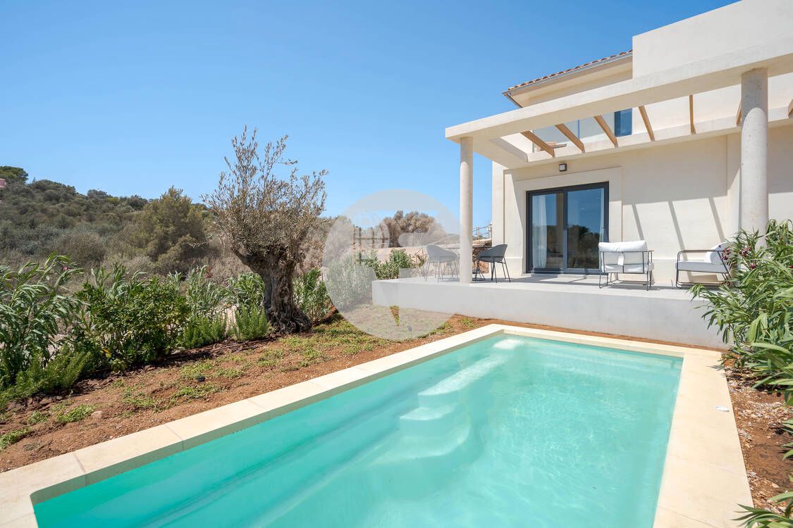 Exterior view of Single-family semi-detached for sale in Manacor  with Air Conditioner, Heating and Terrace