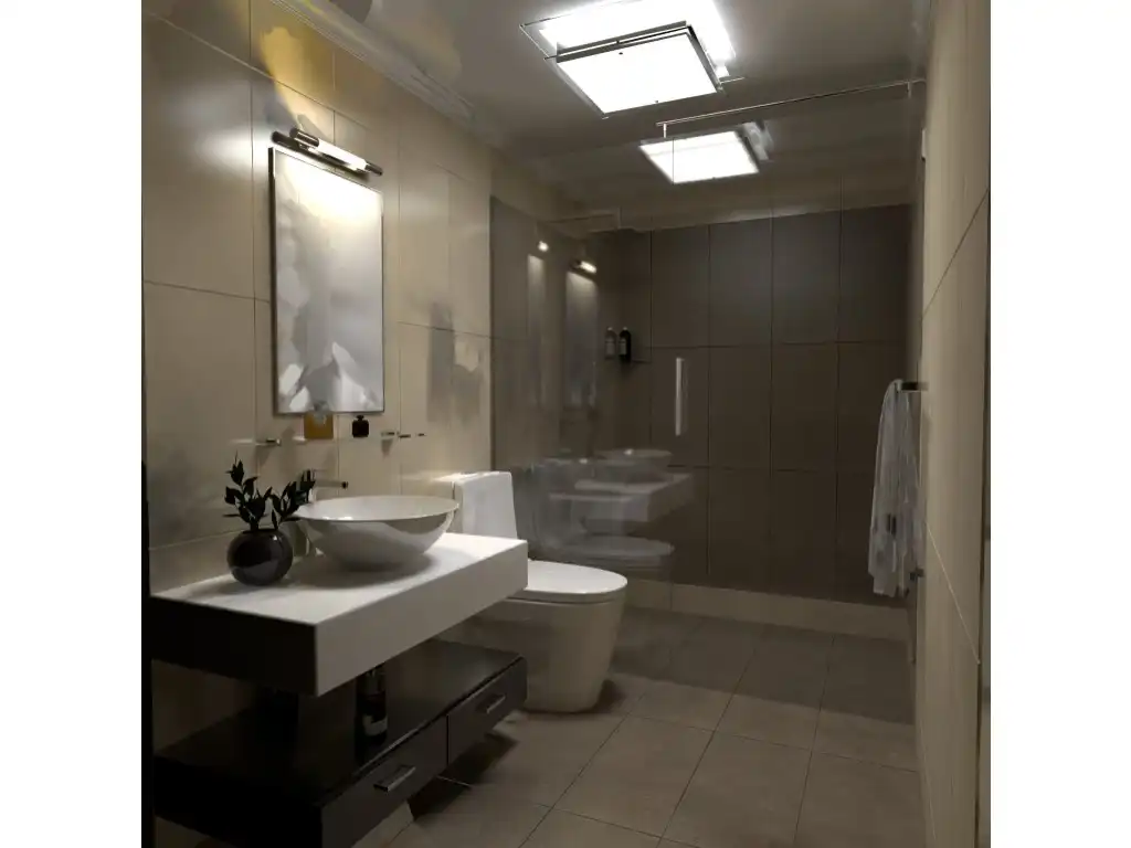 Baño de Apartamento en venta en Finestrat con Jardín privado y Piscina