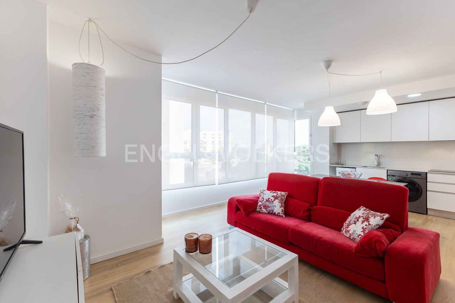 Sala d'estar de Apartament en venda en  Valencia Capital amb Aire condicionat, Calefacció i Parquet