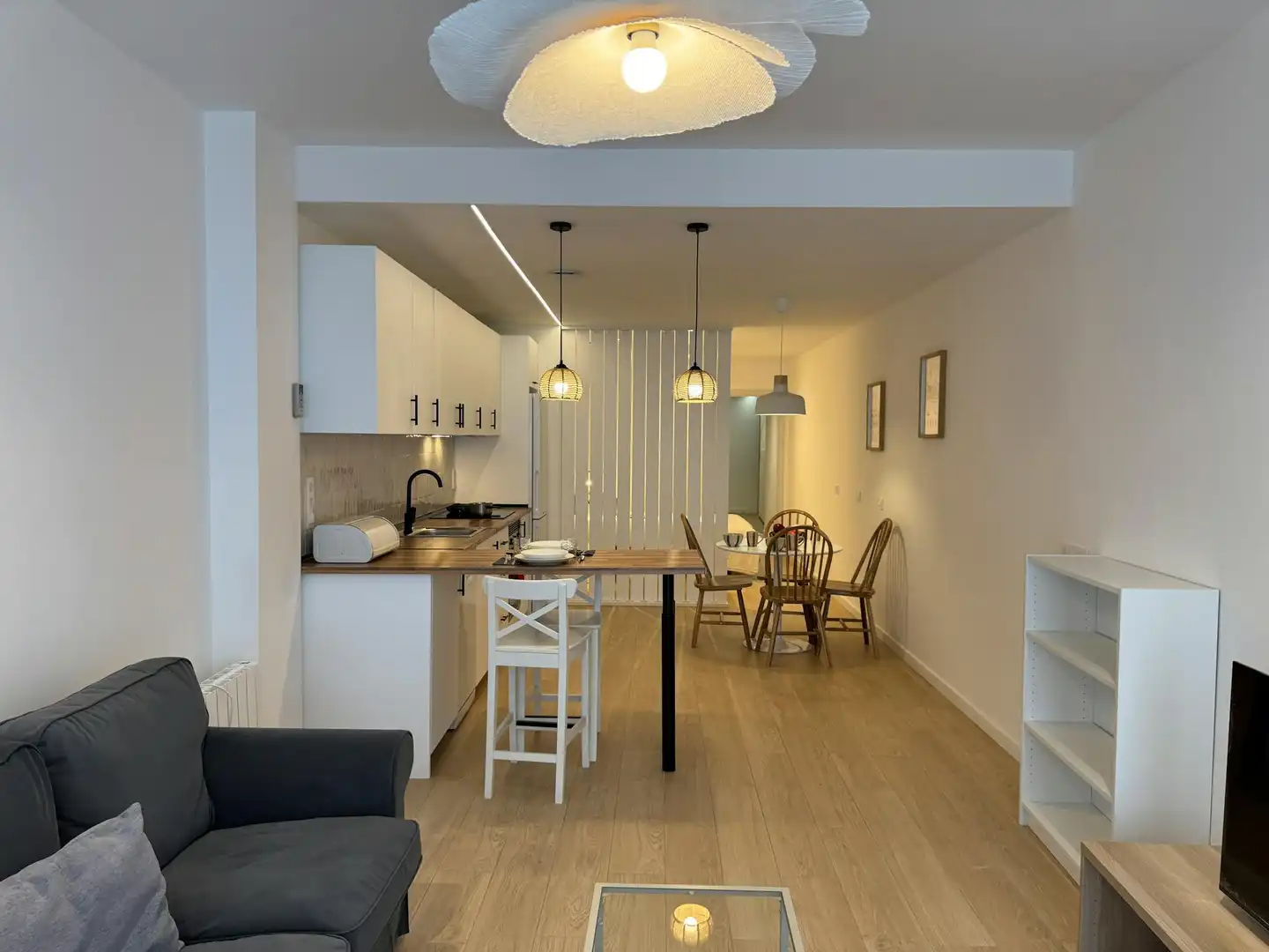 Kitchen of Flat for rent in Madrid  with Air Conditioner, Heating and Furnished